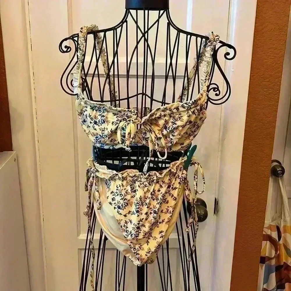 Beach Riot Caitlin Bikini-Sz M